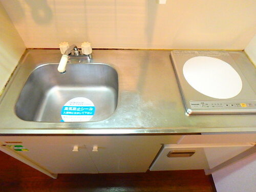 電気コンロ付き