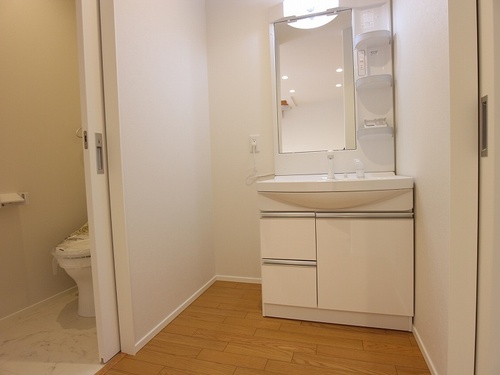 シャワー付洗面台